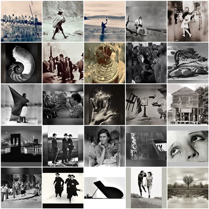 elenco fotografie best photo history 1-25
