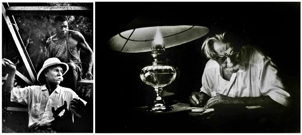 56. William Eugene Smith: l' Arte della "narrazione fotografica" 12 Il Dr. Albert Schweitzer a Lambarene in Gabon Africa Equatoriale Francese1954.Foto William Eugene Smith