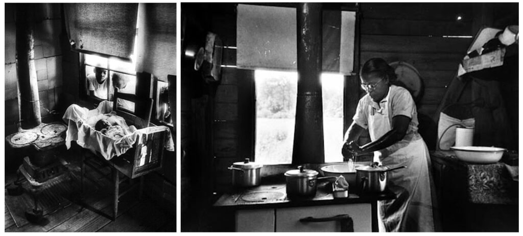 56. William Eugene Smith: l' Arte della "narrazione fotografica" 11 La levatrice Maude fa nascere un bambino. South Carolina 1951. Foto William Eugene Smith