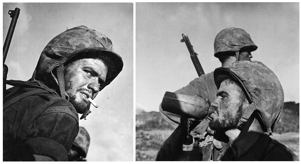 56. William Eugene Smith: l' Arte della "narrazione fotografica" 2 Soldati a Saipan 1944. Foto William Eugene Smith 1