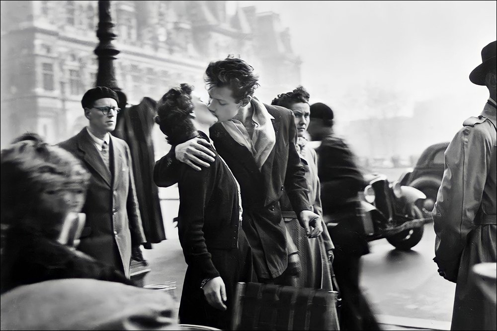 7. Robert Doisneau - Il "Bacio all'Hotel de Ville" ......e altri baci. 2 robert doisneau bacio all hotel de ville bestphotohistory 1
