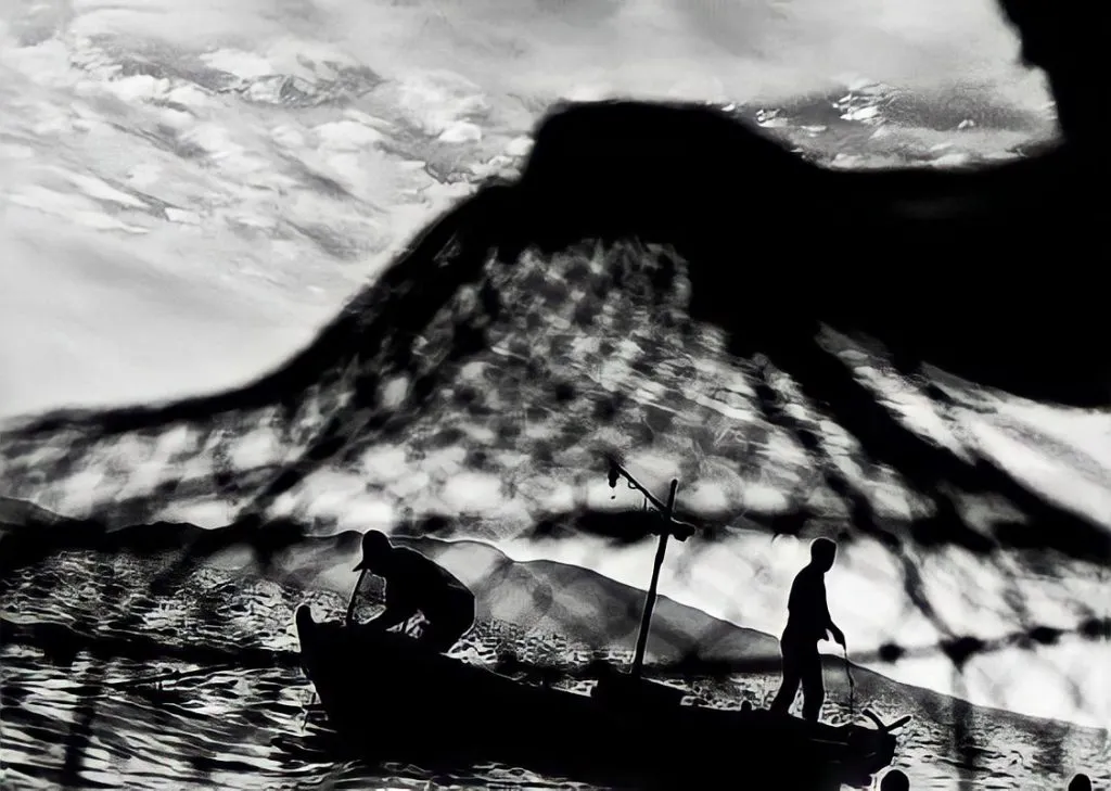 4.Pescatori nella Baia di Minamata. Foto di W.E.Smith articolo Best Photo History