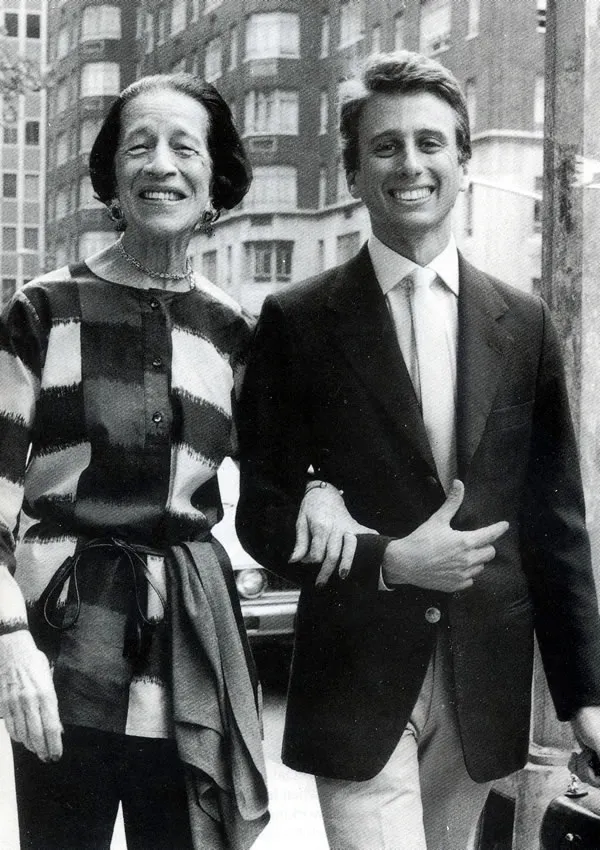 3.Diana Vreeland con il nipote Nicholas New York 1980
