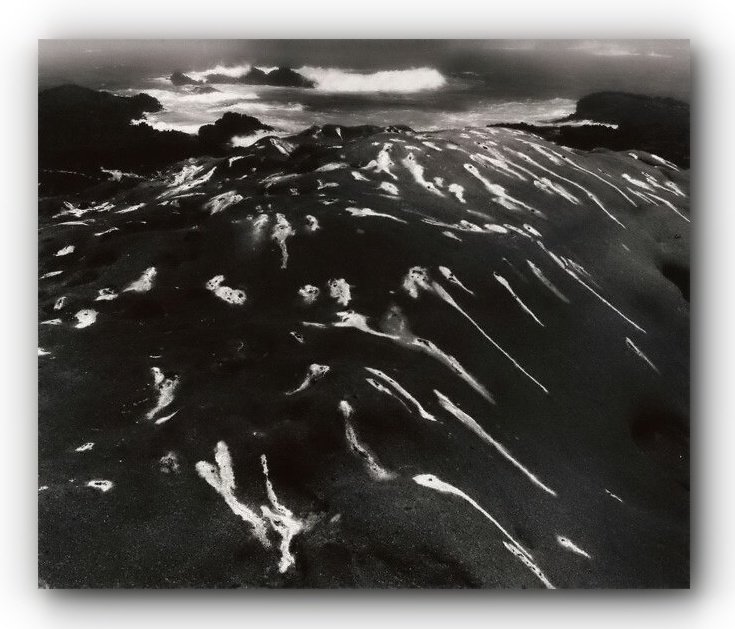172. Minor White - La Teoria dell'Equivalenza 10 9.Birdlime and Surf Point Lobos California 1951 Minor White Photo