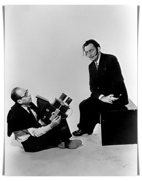 14b. Philippe Halsman e Salvador Dalì: Un incontro di creatività surrealista 1 1.Philippe Halsman and Salvador Dali