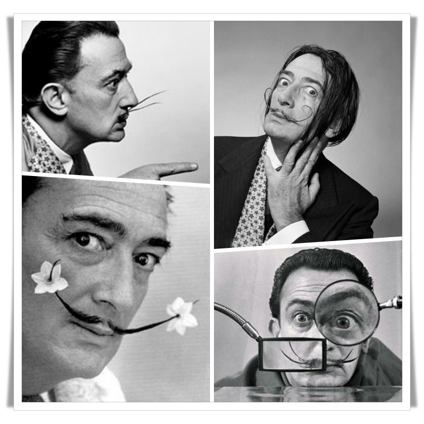 14b. Philippe Halsman e Salvador Dalì: Un incontro di creatività surrealista 12 12.Dali Moustache by Philippe Halsman