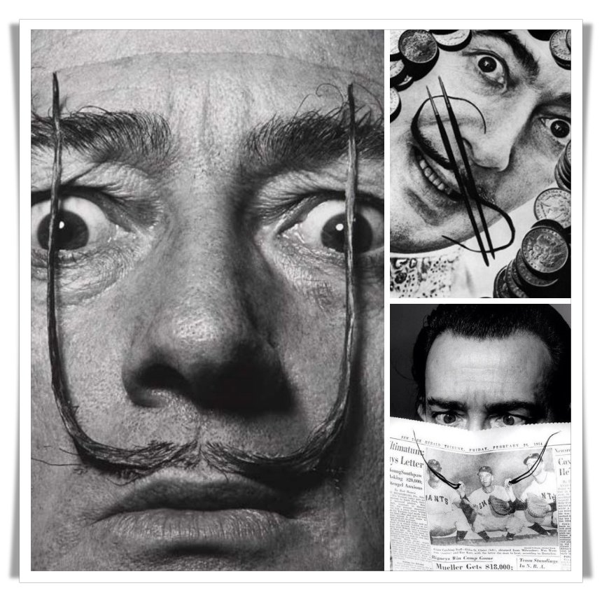 14b. Philippe Halsman e Salvador Dalì: Un incontro di creatività surrealista 13 13.Dali Moustache by Philippe Halsman