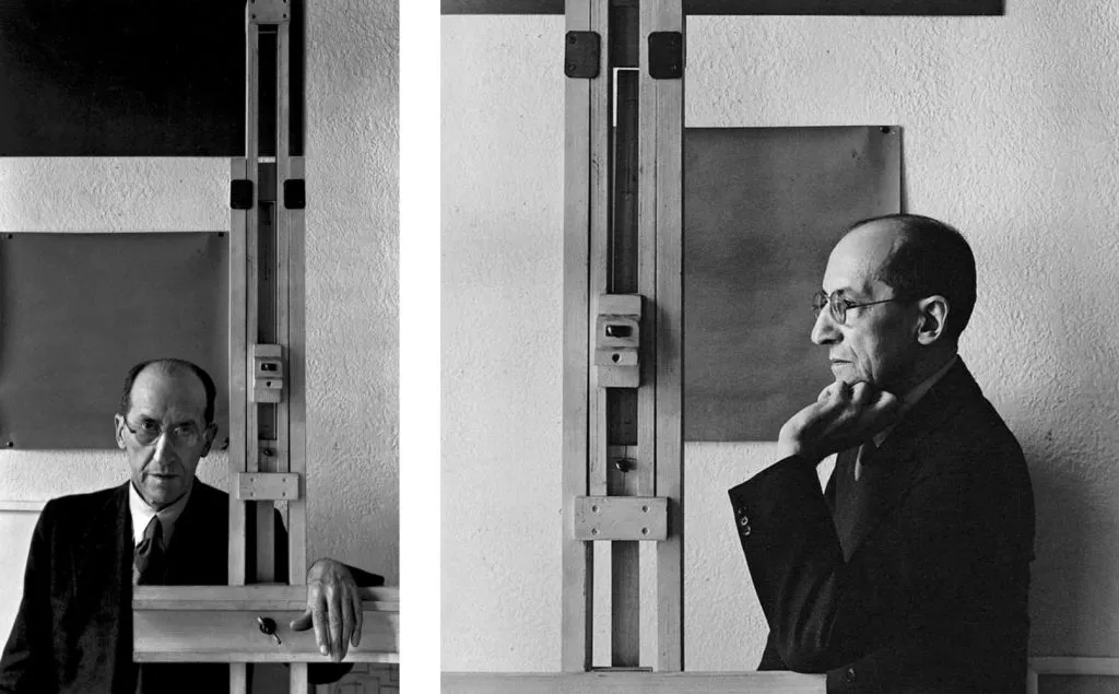14.piet mondrian New York 1942 Arnold Newman photo