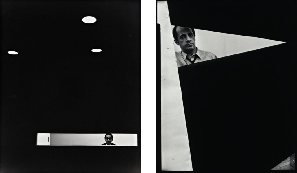 23a. 50 Ritratti Iconici firmati Arnold Newman, il Maestro del Ritratto Ambientato. 24 23.I.M. Pei Chinese Architect NYC 1967 Pierre Boulez compositore francese