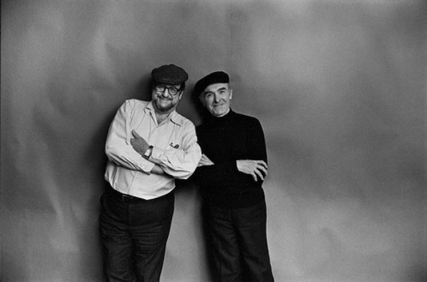 23b. Arnold Newman – Il volto dei Fotografi 26 26.Arnold Newman and Robert Doisneau NYC 1981