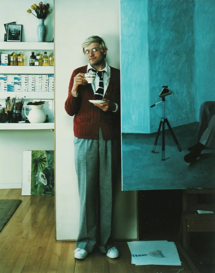 23. Arnold Newman – Il Ritratto Ambientato 26 26.David Hockney London England 1978