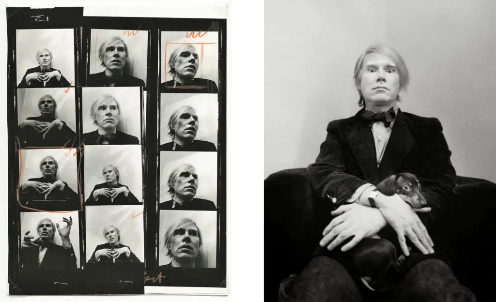 23a. 50 Ritratti Iconici firmati Arnold Newman, il Maestro del Ritratto Ambientato. 28 27.Andy Warhol 1973 Arnold Newman photo