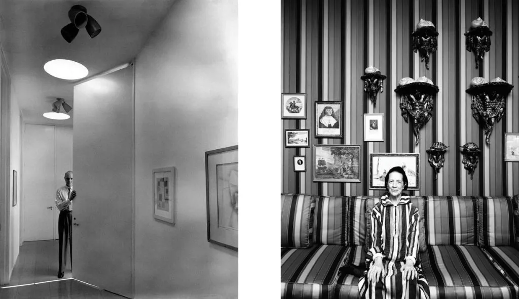 3.Phillip Johnson architect 1949. Diana Vreeland new york 1974 Arnold Newman photo