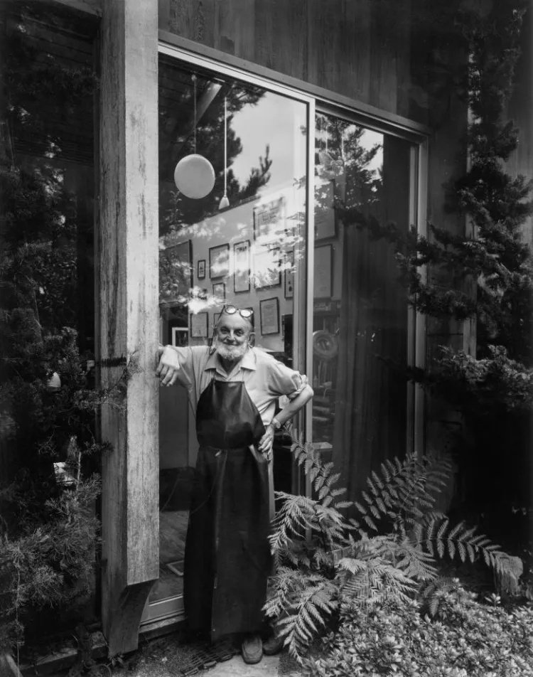 23b. Arnold Newman – Il volto dei Fotografi 6 7.Ansel Adams American Photographer Carmet CA 1975 Arnold Newman photo