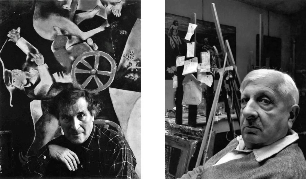 23a. 50 Ritratti Iconici firmati Arnold Newman, il Maestro del Ritratto Ambientato. 19 Marc Chagall Russian French Painter 1942 Giorgio de Chirico