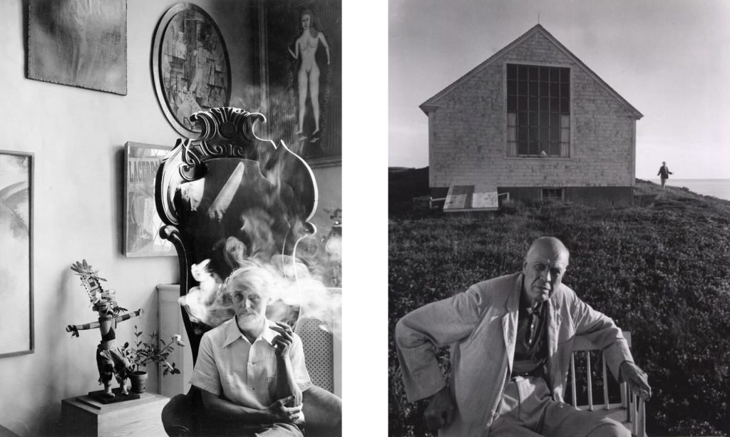 23a. 50 Ritratti Iconici firmati Arnold Newman, il Maestro del Ritratto Ambientato. 14 Max Ernst German Painter and Sculptor1942 edward hopper Truro MA 1960