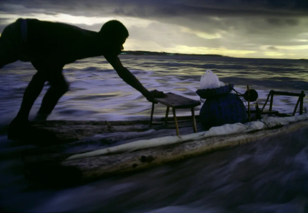 28.dulce sudor amargo BAHIA Brazil—Jangadeiro .fishing. 1984. Miguel Rio Branco
