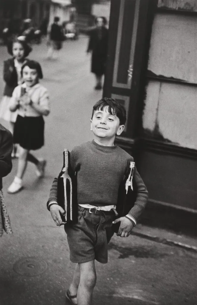 Rue Mouffetard 5° arrondissement di Parigi 1954. H.Cartier Bresson