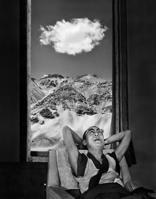 22. Dalai Lama. Ladakh India1976. Raghu Rai