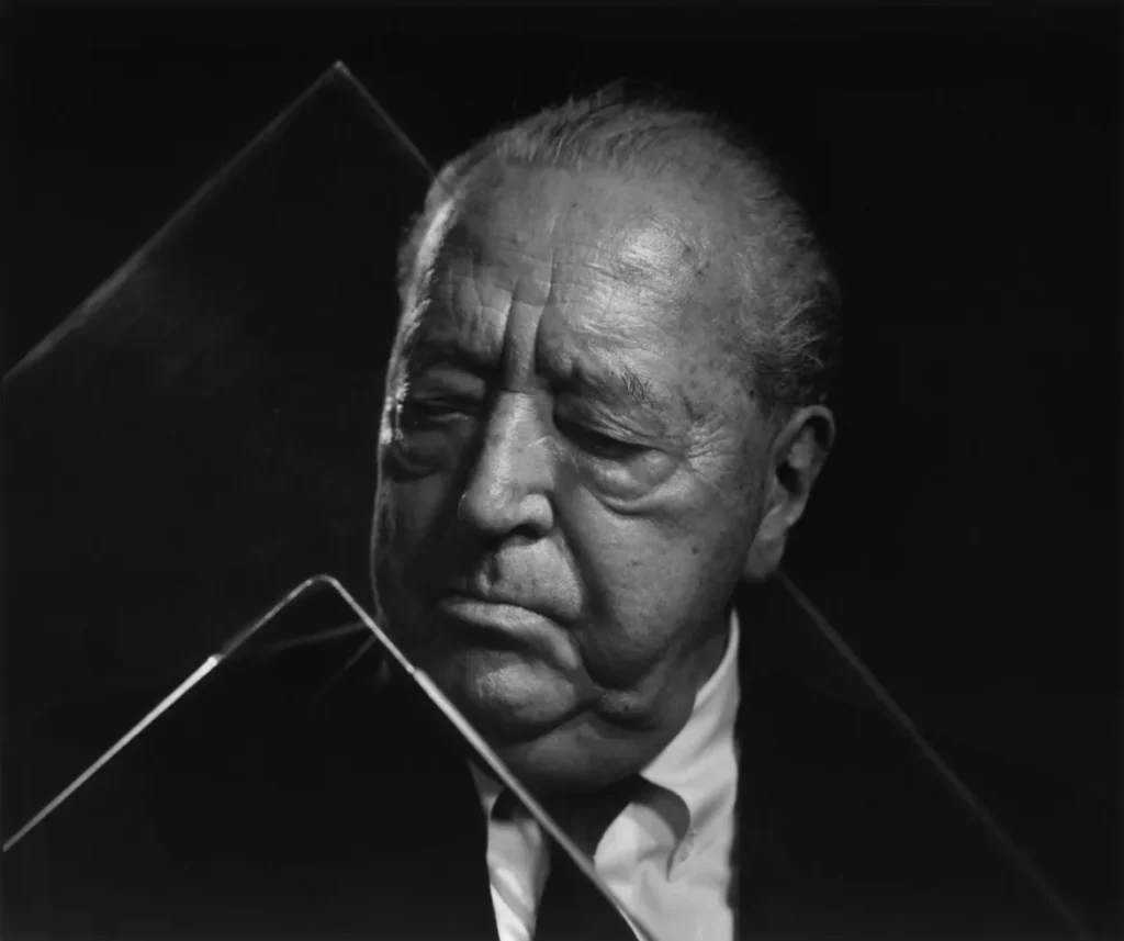 15.Ludwig Mies van der Rohe by Yousuf Karsh 1962