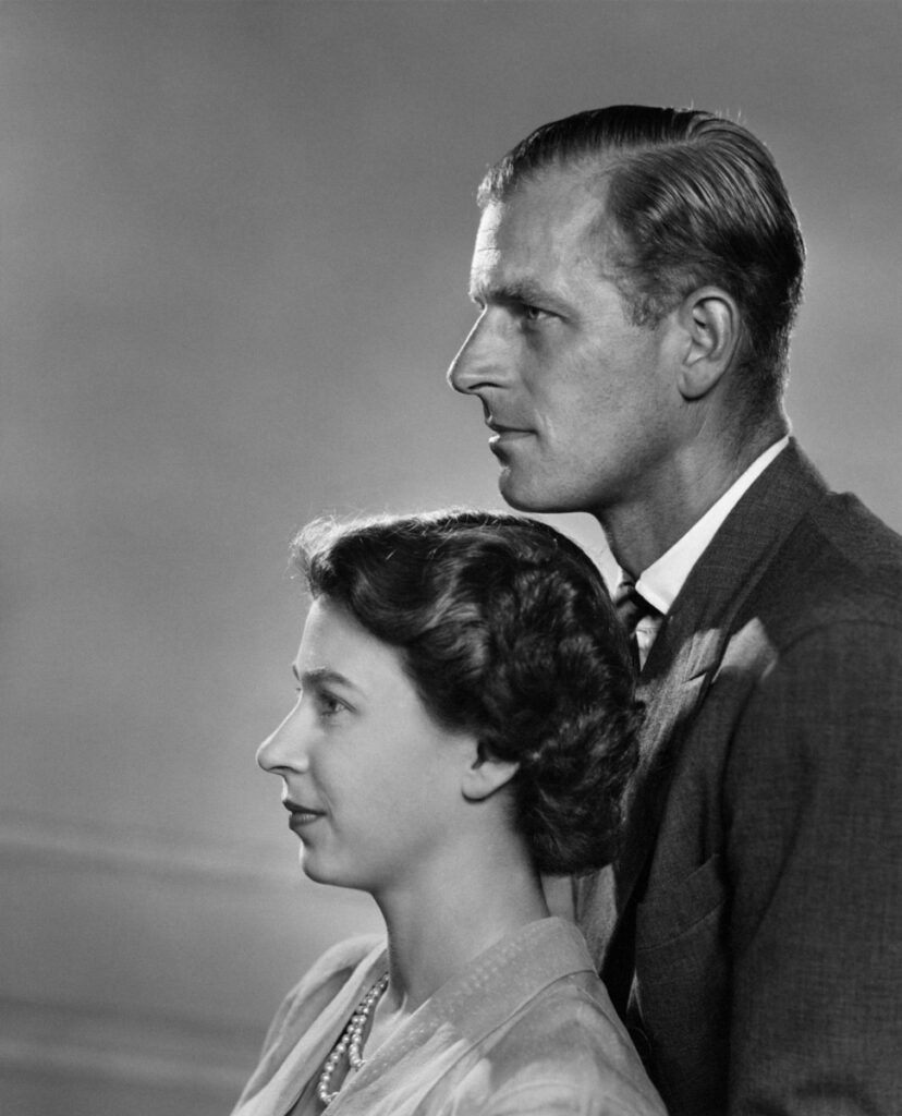 23.Queen Elizabeth II and Prince Philip by Yousuf Karsh1951