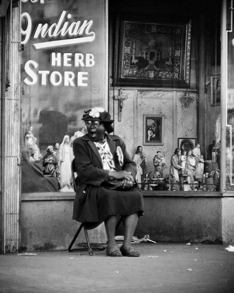 27.Indian Herb Store Harlem New York 1952.Gordon Parks photo