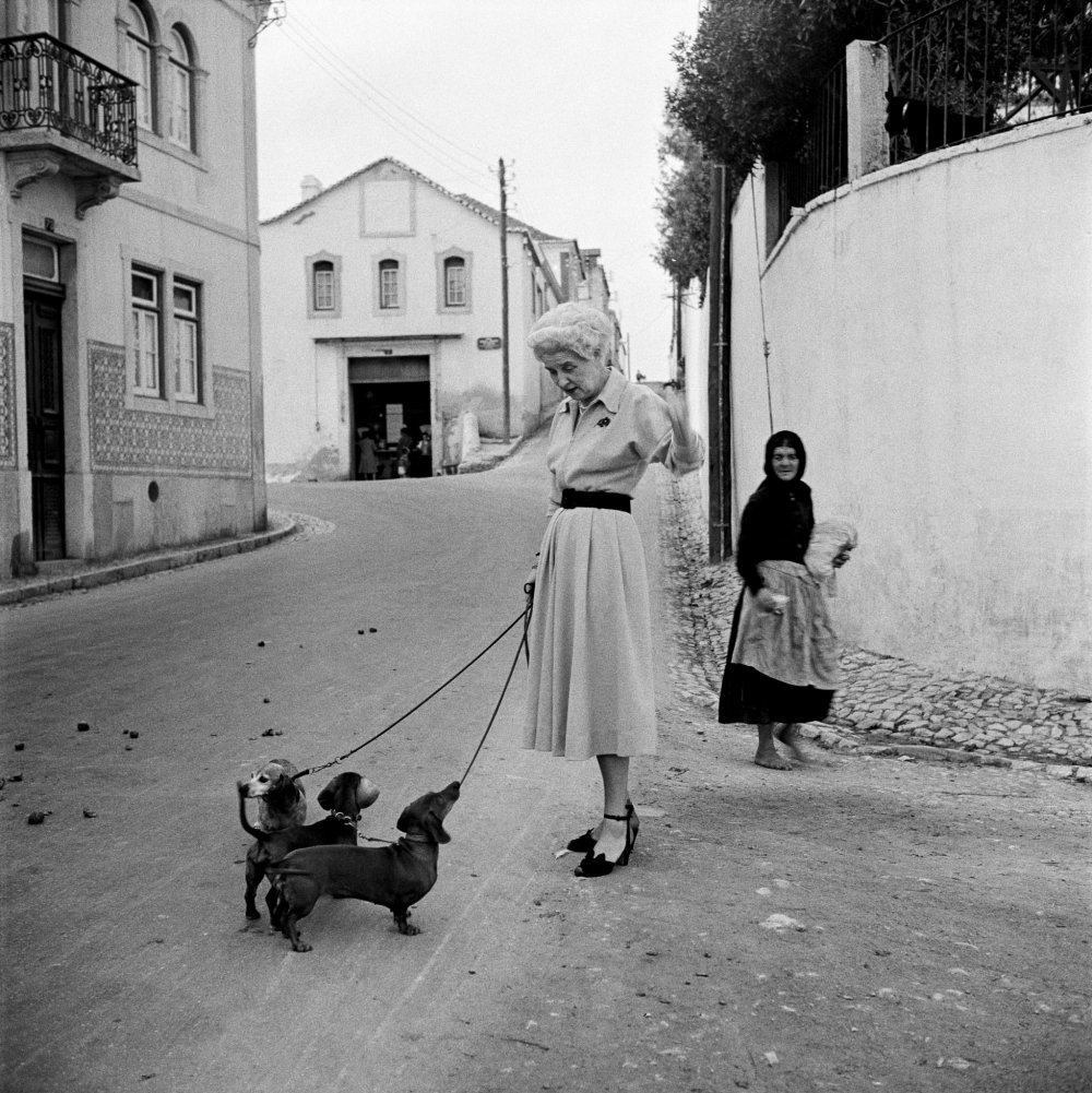 35.Walburga Baroness von Friesen Estoril Portugal 1951.Gordon Parks photo