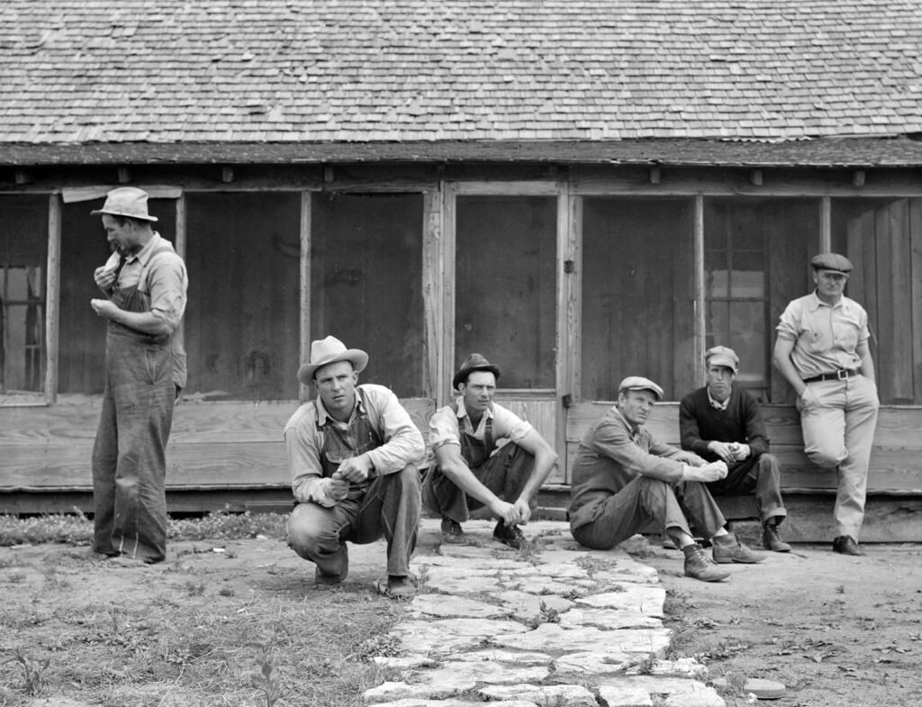 16.Contadini affittuari sfollati. Goodlet Contea di Hardeman Texas. Giugno 1937