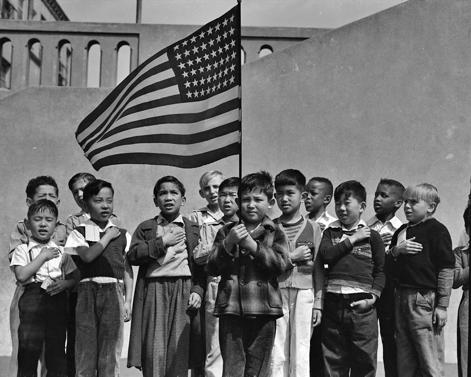 37.20 aprile 1942 —San Francisco California. bambini di origine giapponese