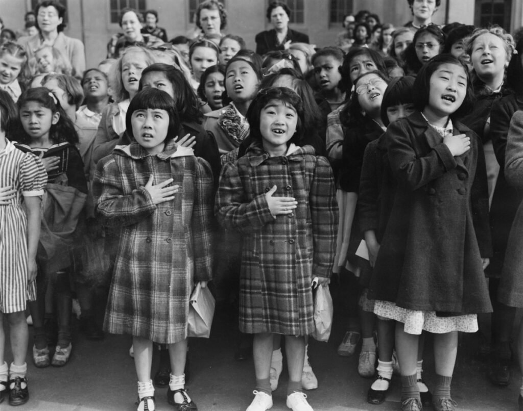 39.20 aprile 1942 — San Francisco Bambini giapponesi americani della scuola pubblica