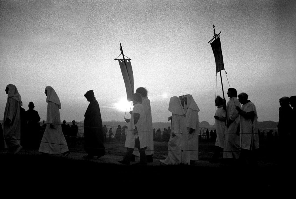 40.solstizio destate allalba. Stonehenge Wiltshire. Inghilterra. 1975