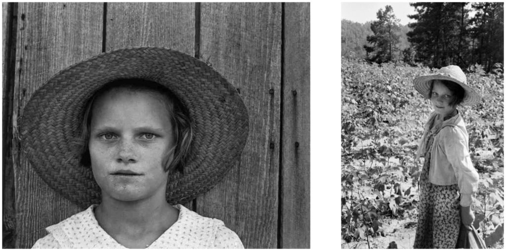 15. Walker Evans – Il fotografo dallo sguardo discreto tra realtà e poesia 22 22.Lucille Burroughs daughter of cotton cropper Hale County Alabama 1936 by Walker Evans side