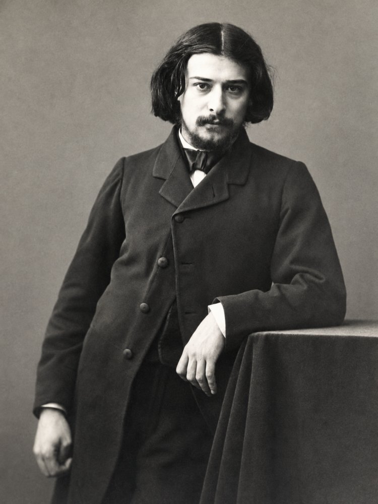 Alphonse Daudet (1840-1897), scrittore e drammaturgo francese, ritratto a 25 anni, nel 1865, da Nadar.