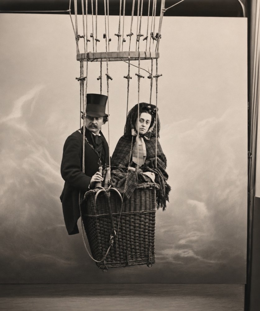 17.Autoritratto con la moglie Ernestine in una gondola a mongolfiera