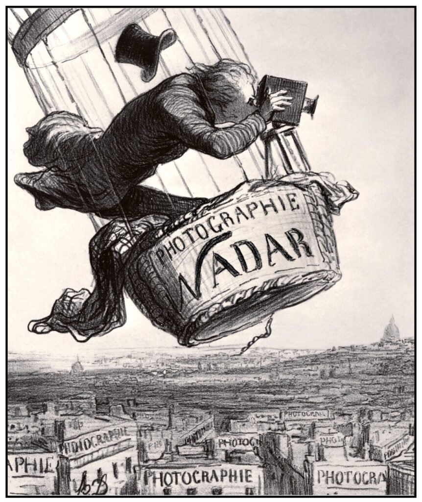 2.Honore Daumier Nadar eleva la fotografia al livello dellarte 1862