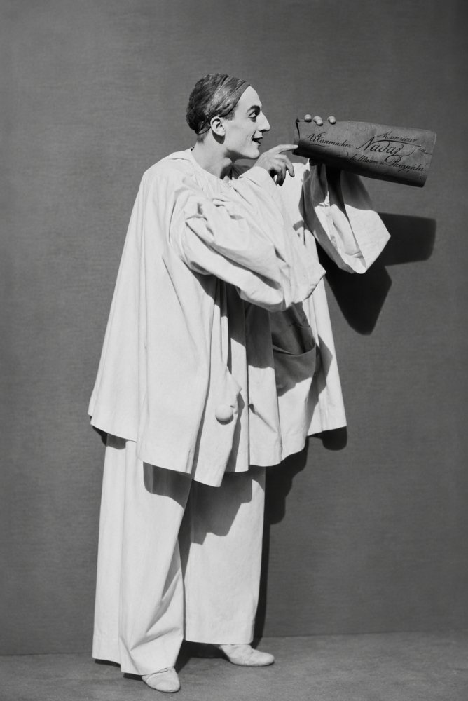 3.Mime Debureau Pierrot foto di Gaspard Felix Tournachon alias Nadar e Adrien Tournachon alias Nadar i