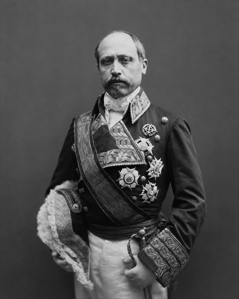 48.Ritratto del generale e statista spagnolo Francisco Serrano y Dominguez realizzato da Nadar nel 1857