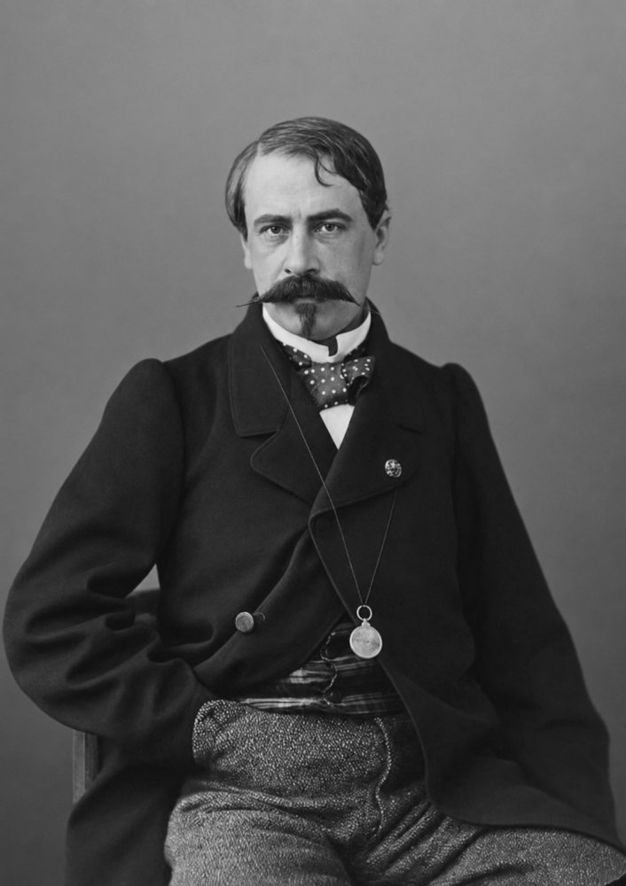 51.Auguste Vitu giornalista e scrittore francese ritratto realizzato da Nadar tra il 1860 e il 1861