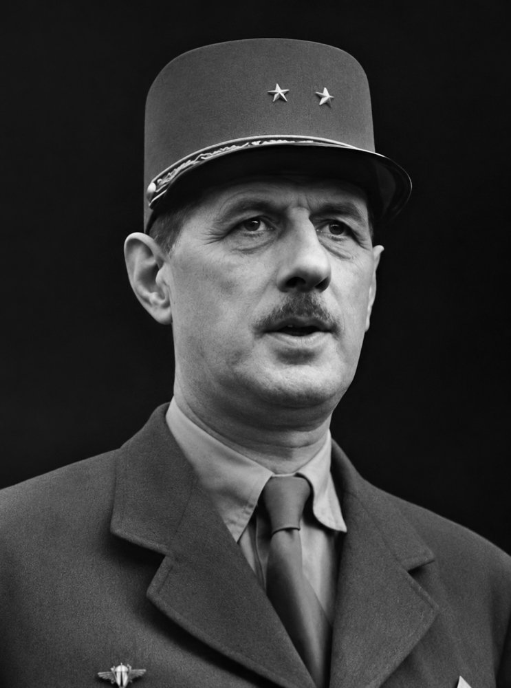 13.General de Gaulle 1944. Jean Dieuzaide