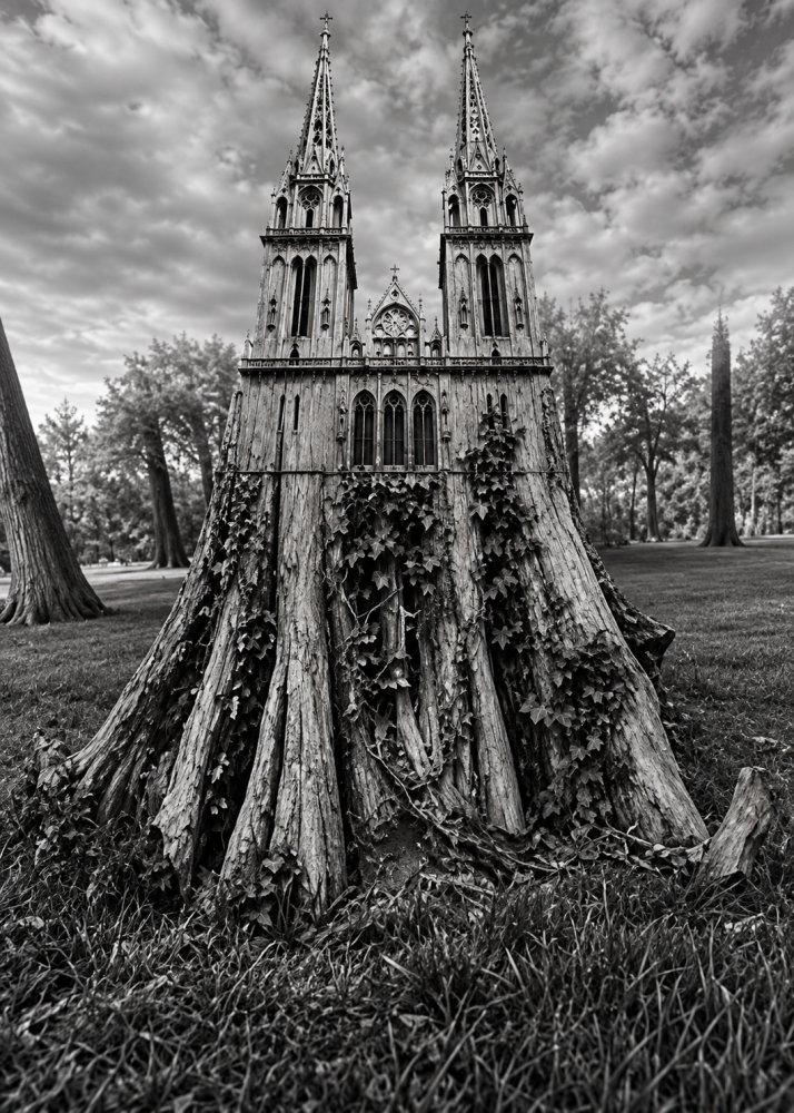 19.Untitled Tree Cathedral 1975. Jerry Uelsmann
